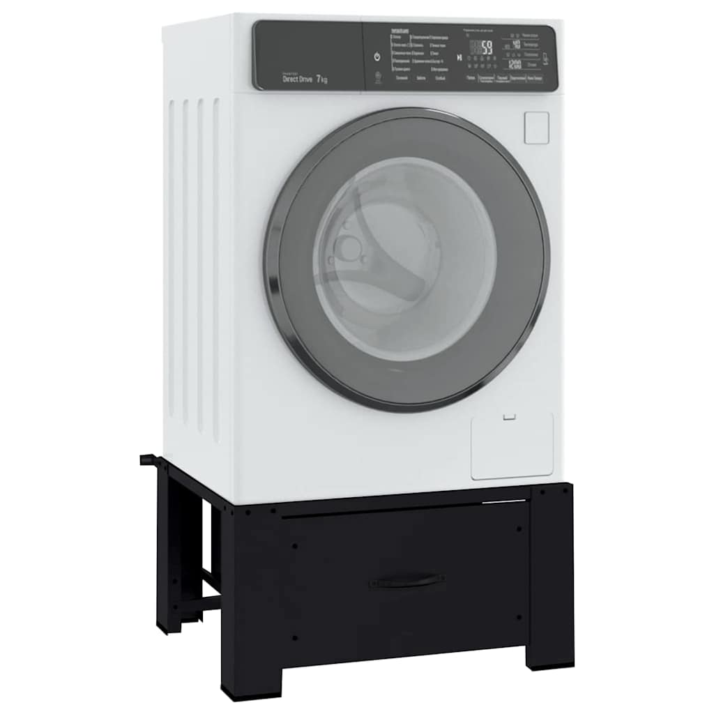 Wasmachine Pedestal Zwart 64 x 55 x 32,5 cm Staal is nu te koop bij PeponiXL, paradijselijk wonen!