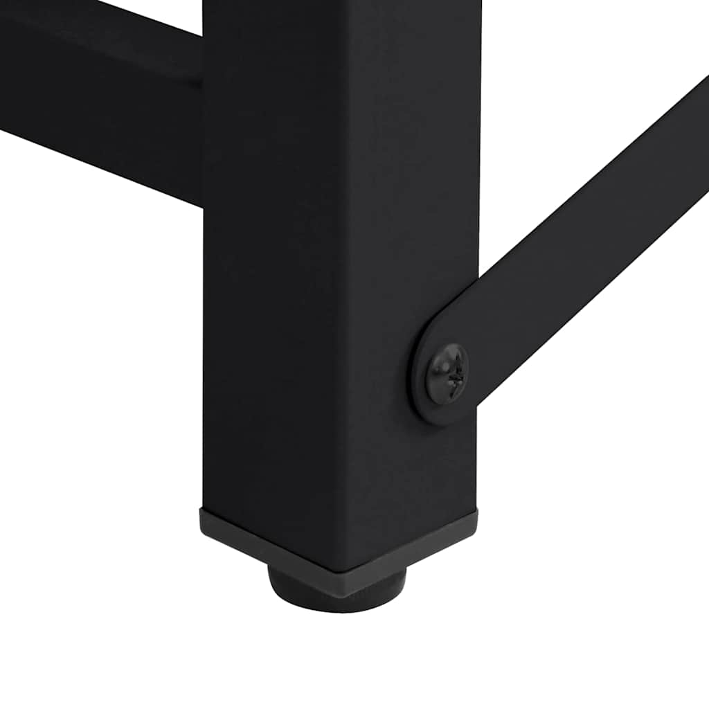 Wasmachine Pedestal 2 pcs Zwart 124,5 x 61,5 x 32,5 cm Staal is nu te koop bij PeponiXL, paradijselijk wonen!