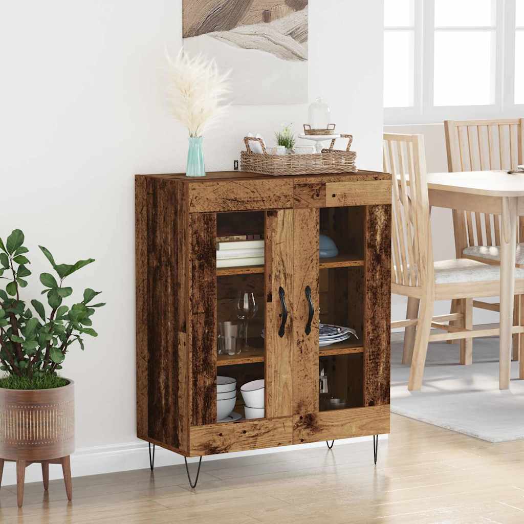 Dressoir Oud Hout 69,5 x 34 x 90 cm Bewerkt hout is nu te koop bij PeponiXL, paradijselijk wonen!