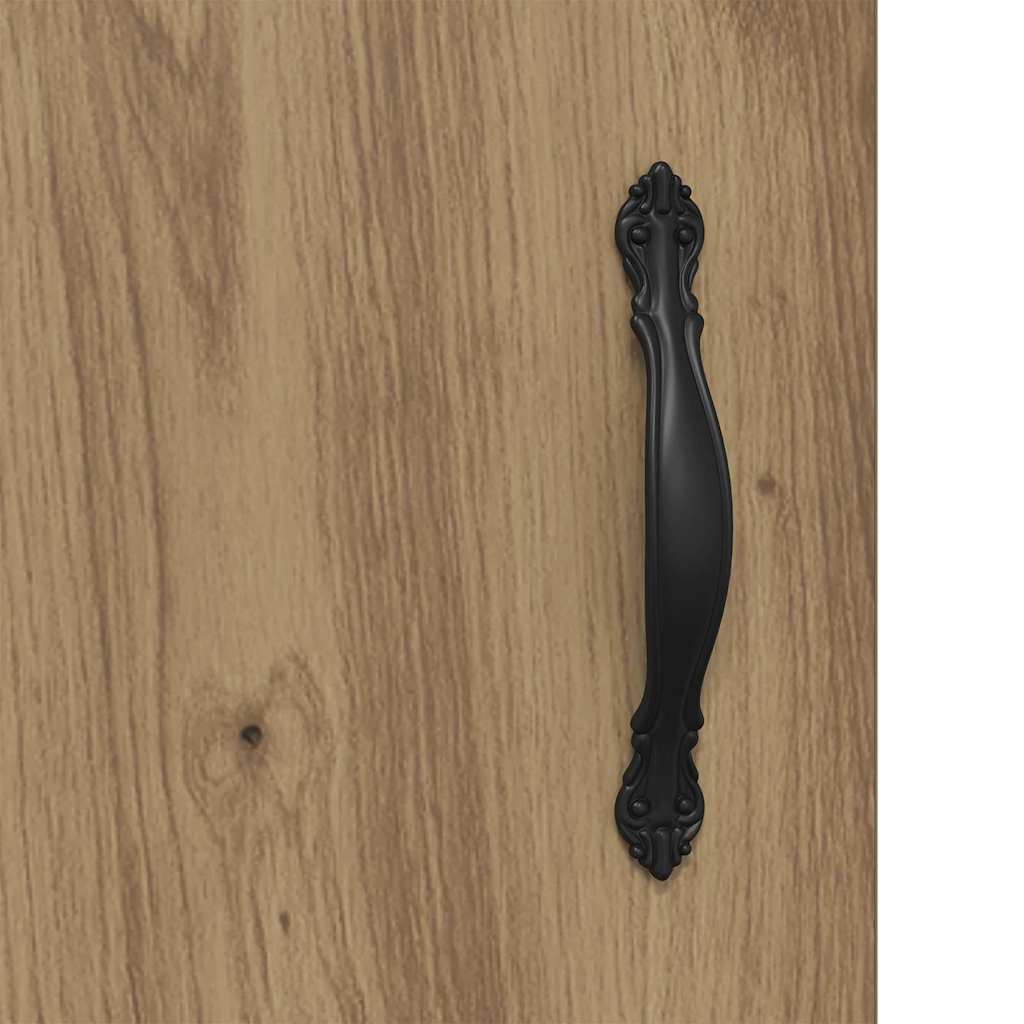 Dressoir Artisan Eiken 69,5 x 34 x 90 cm Bewerkt hout is nu te koop bij PeponiXL, paradijselijk wonen!