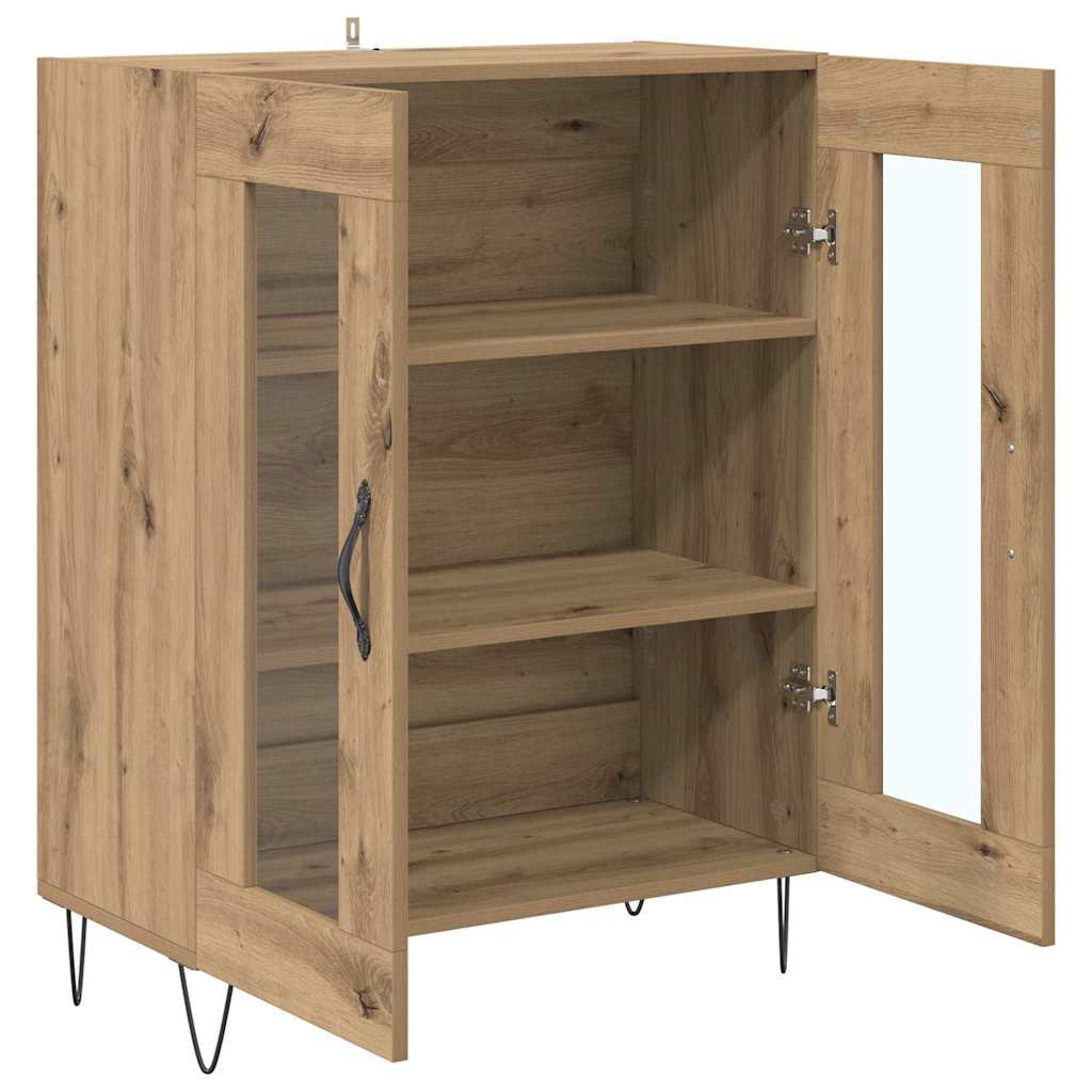 Dressoir Artisan Eiken 69,5 x 34 x 90 cm Bewerkt hout is nu te koop bij PeponiXL, paradijselijk wonen!