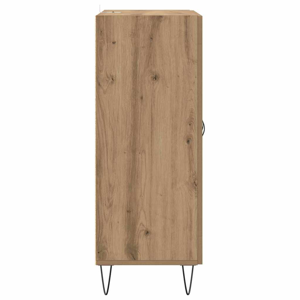 Dressoir Artisan Eiken 69,5 x 34 x 90 cm Bewerkt hout is nu te koop bij PeponiXL, paradijselijk wonen!