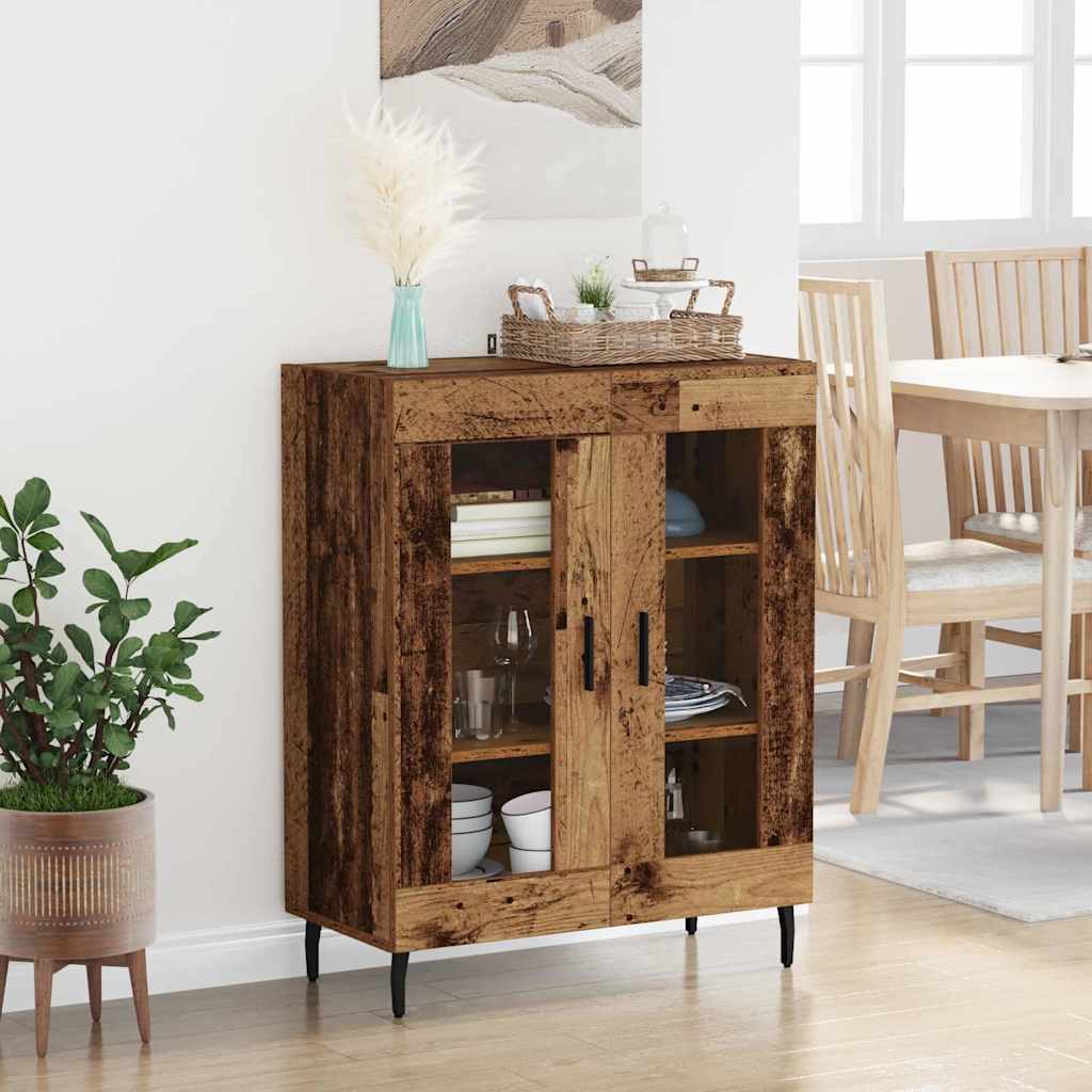 Dressoir Oud Hout 69,5 x 34 x 90 cm Bewerkt hout is nu te koop bij PeponiXL, paradijselijk wonen!