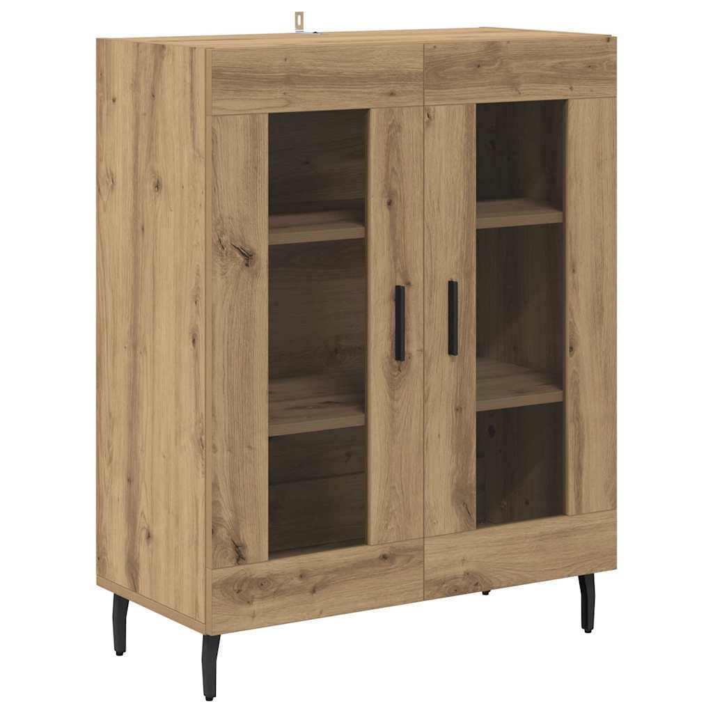 Dressoir Artisan Eiken 69,5 x 34 x 90 cm Bewerkt hout is nu te koop bij PeponiXL, paradijselijk wonen!