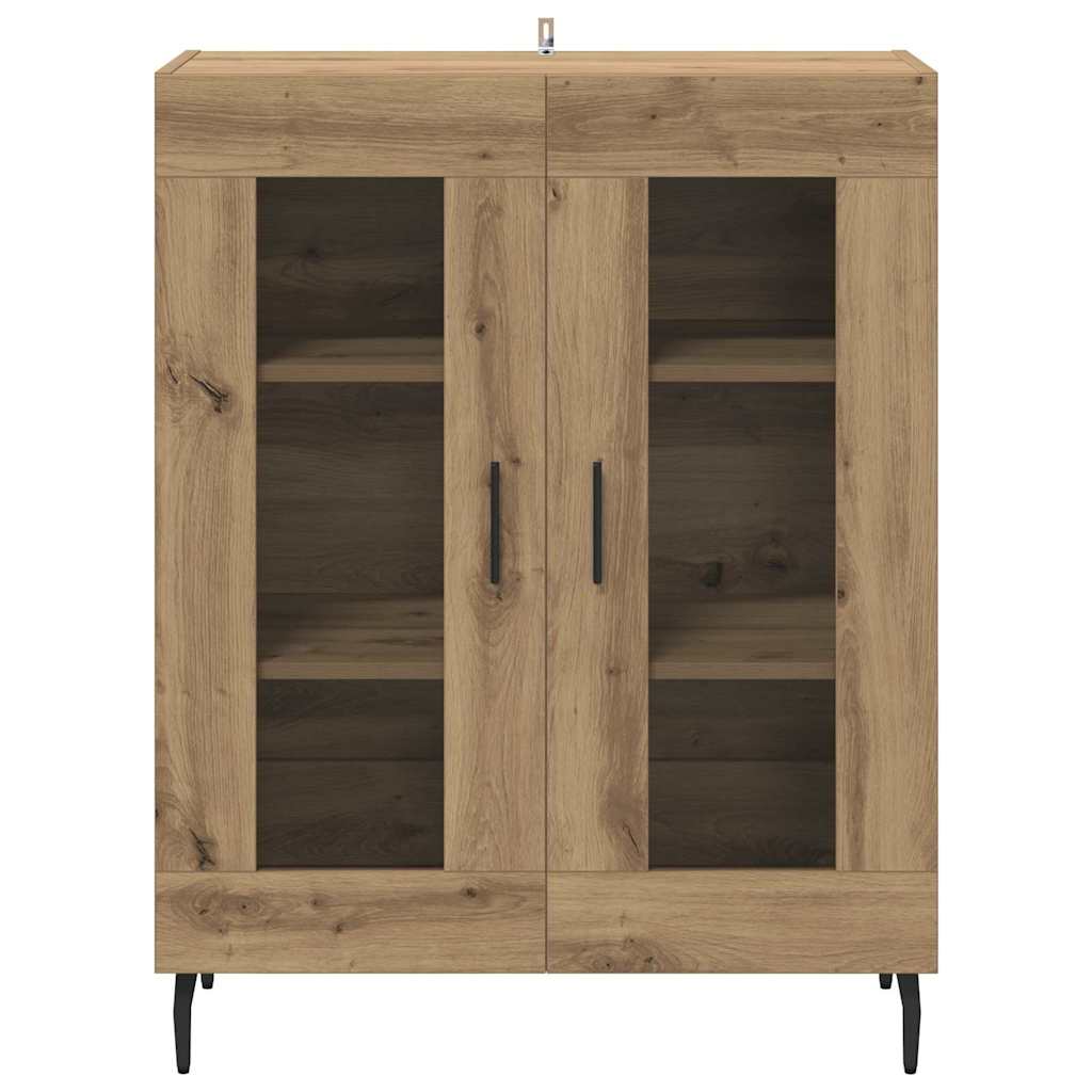 Dressoir Artisan Eiken 69,5 x 34 x 90 cm Bewerkt hout is nu te koop bij PeponiXL, paradijselijk wonen!