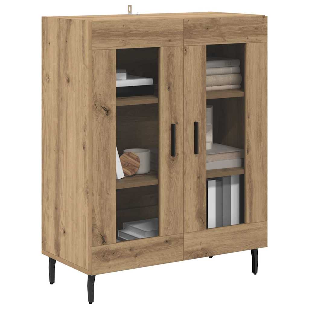 Dressoir Artisan Eiken 69,5 x 34 x 90 cm Bewerkt hout is nu te koop bij PeponiXL, paradijselijk wonen!