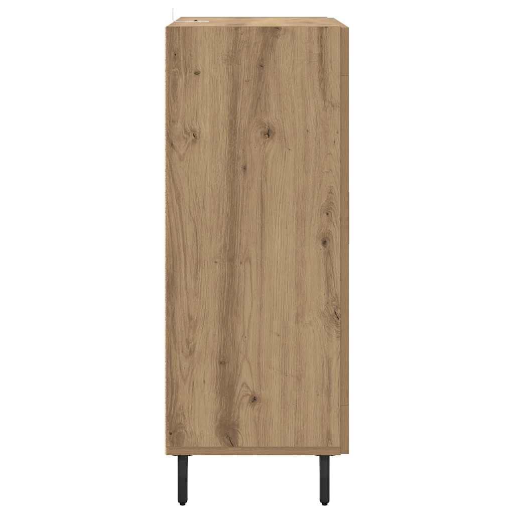 Dressoir Artisan Eiken 69,5 x 34 x 90 cm Bewerkt hout is nu te koop bij PeponiXL, paradijselijk wonen!