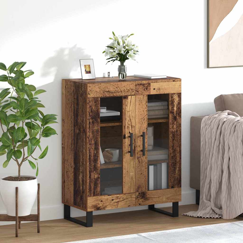 Dressoir Oud Hout 69,5 x 34 x 90 cm Bewerkt hout is nu te koop bij PeponiXL, paradijselijk wonen!