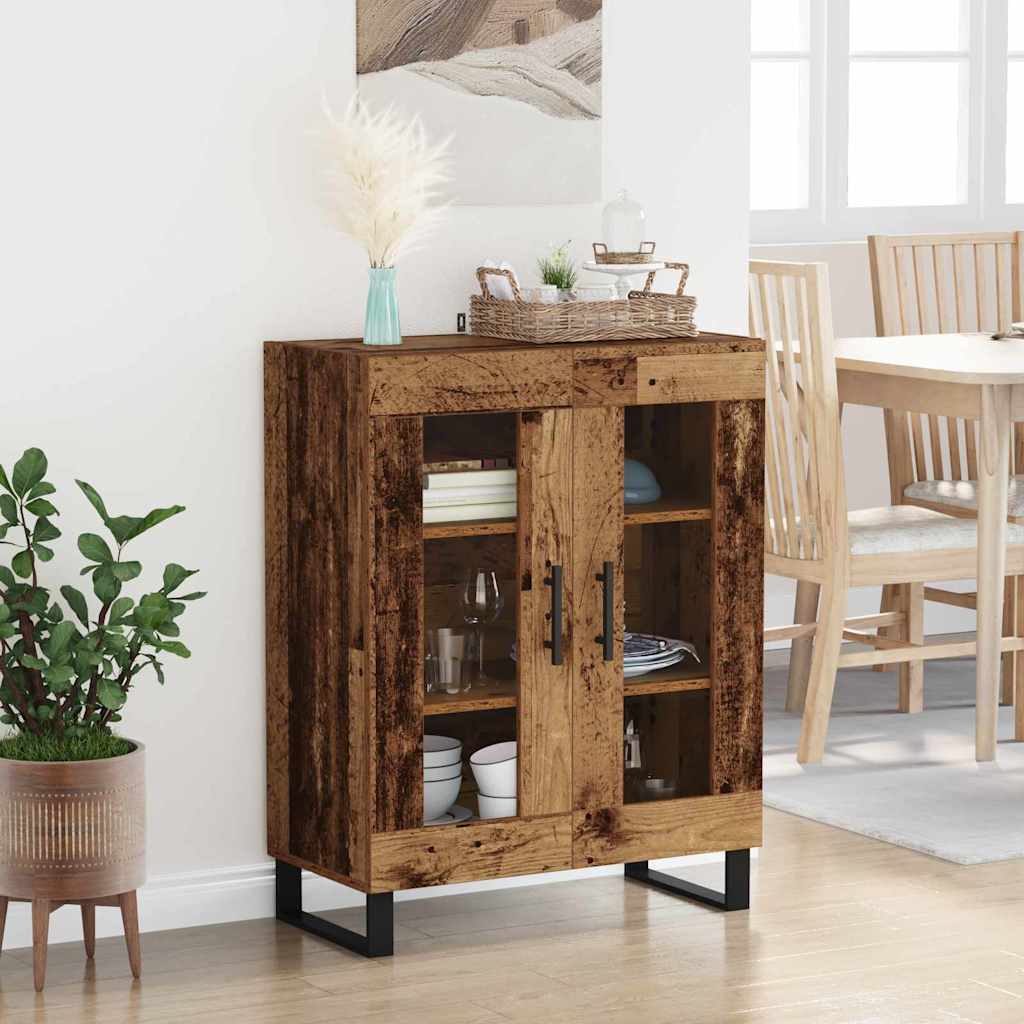 Dressoir Oud Hout 69,5 x 34 x 90 cm Bewerkt hout is nu te koop bij PeponiXL, paradijselijk wonen!