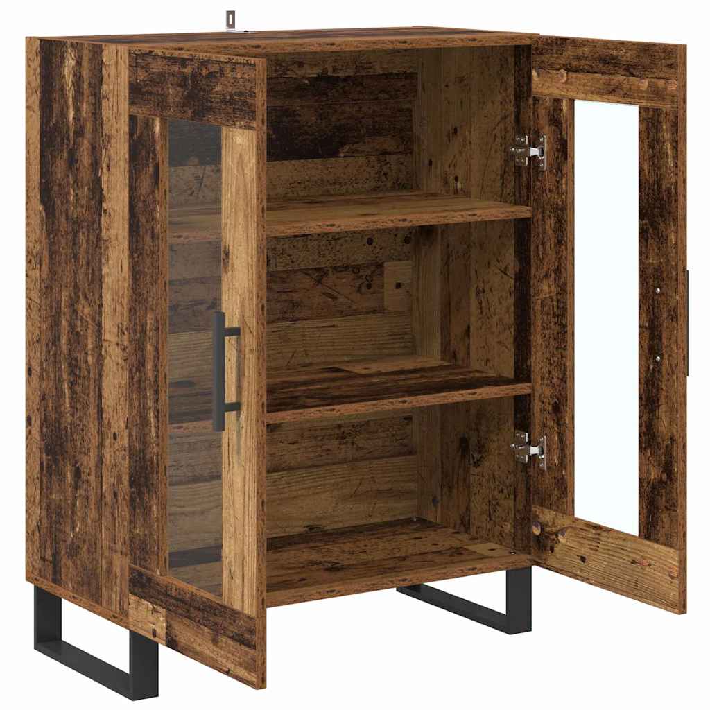 Dressoir Oud Hout 69,5 x 34 x 90 cm Bewerkt hout is nu te koop bij PeponiXL, paradijselijk wonen!