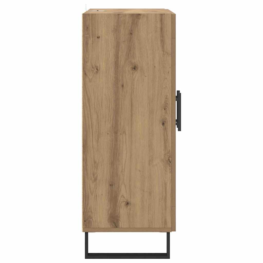 Dressoir Artisan Eiken 69,5 x 34 x 90 cm Bewerkt hout is nu te koop bij PeponiXL, paradijselijk wonen!