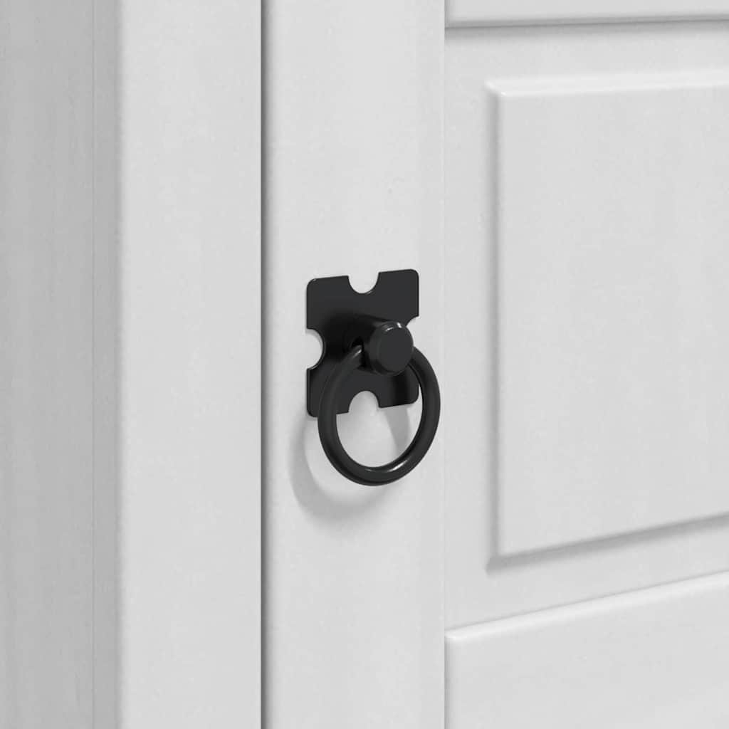 Nachtkastje met lade Wit 45 x 35 x 64 cm Massief grenenhout is nu te koop bij PeponiXL, paradijselijk wonen!