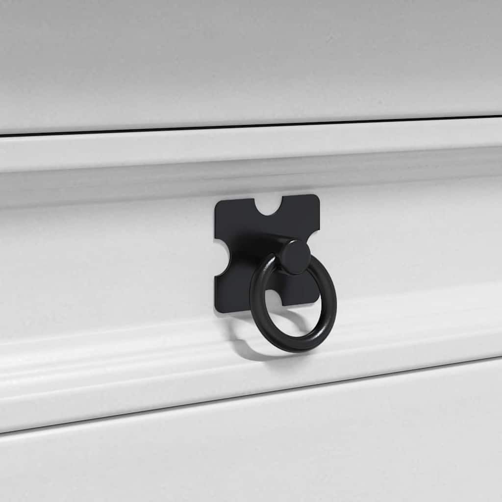 Bijzettafel Corona Wit 50 x 50 x 50 cm Massief grenenhout is nu te koop bij PeponiXL, paradijselijk wonen!