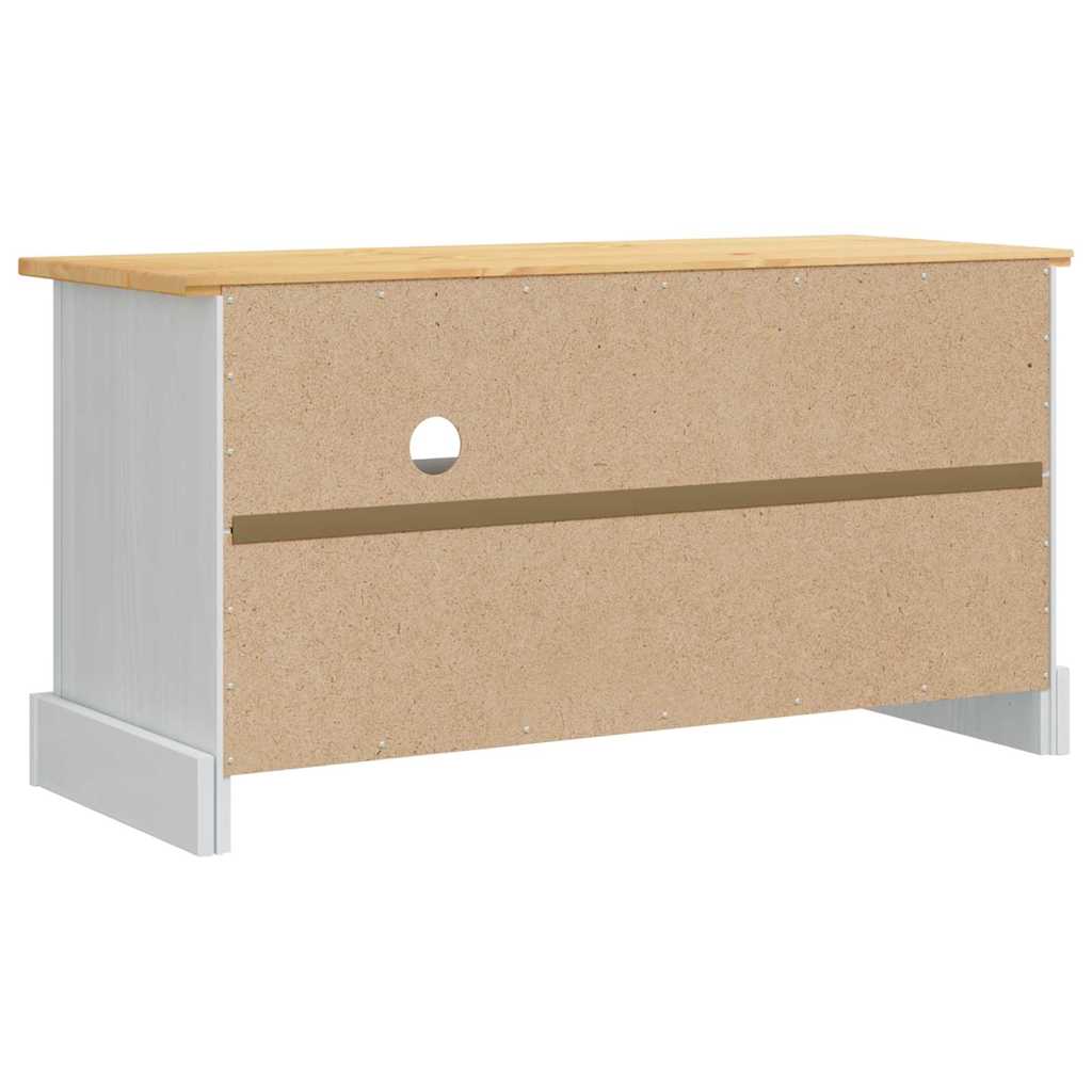 TV-kast Corona Wit 100 x 40 x 52 cm Massief grenenhout is nu te koop bij PeponiXL, paradijselijk wonen!