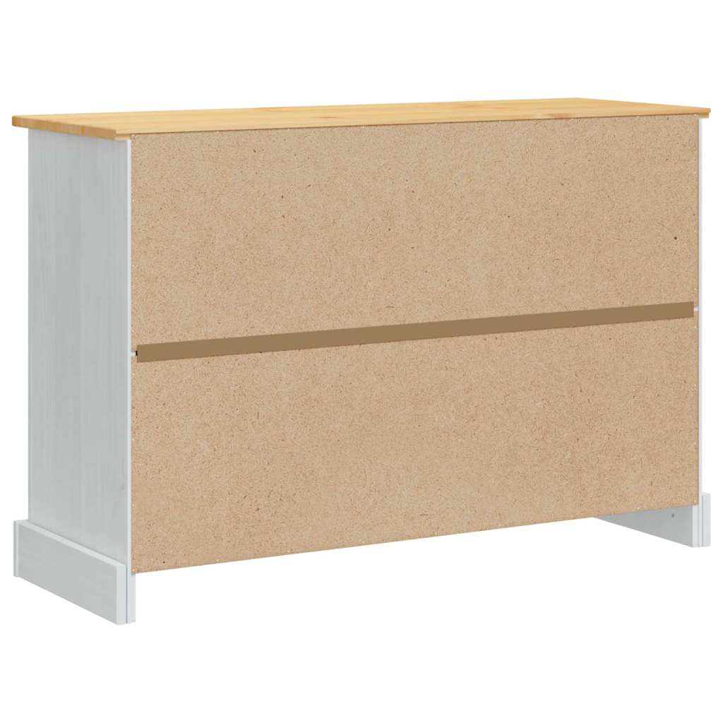 Opbergkisten Corona Wit 112 x 40 x 75 cm Massief grenenhout is nu te koop bij PeponiXL, paradijselijk wonen!