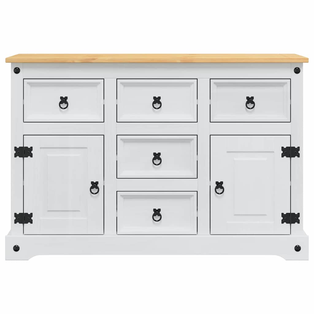 Opbergkisten Corona Wit 112 x 40 x 75 cm Massief grenenhout is nu te koop bij PeponiXL, paradijselijk wonen!