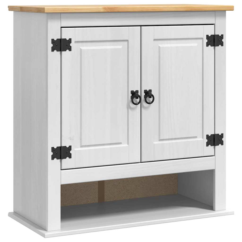 Hangkast Corona Wit 70 x 33 x 71,5 cm Massief grenenhout is nu te koop bij PeponiXL, paradijselijk wonen!