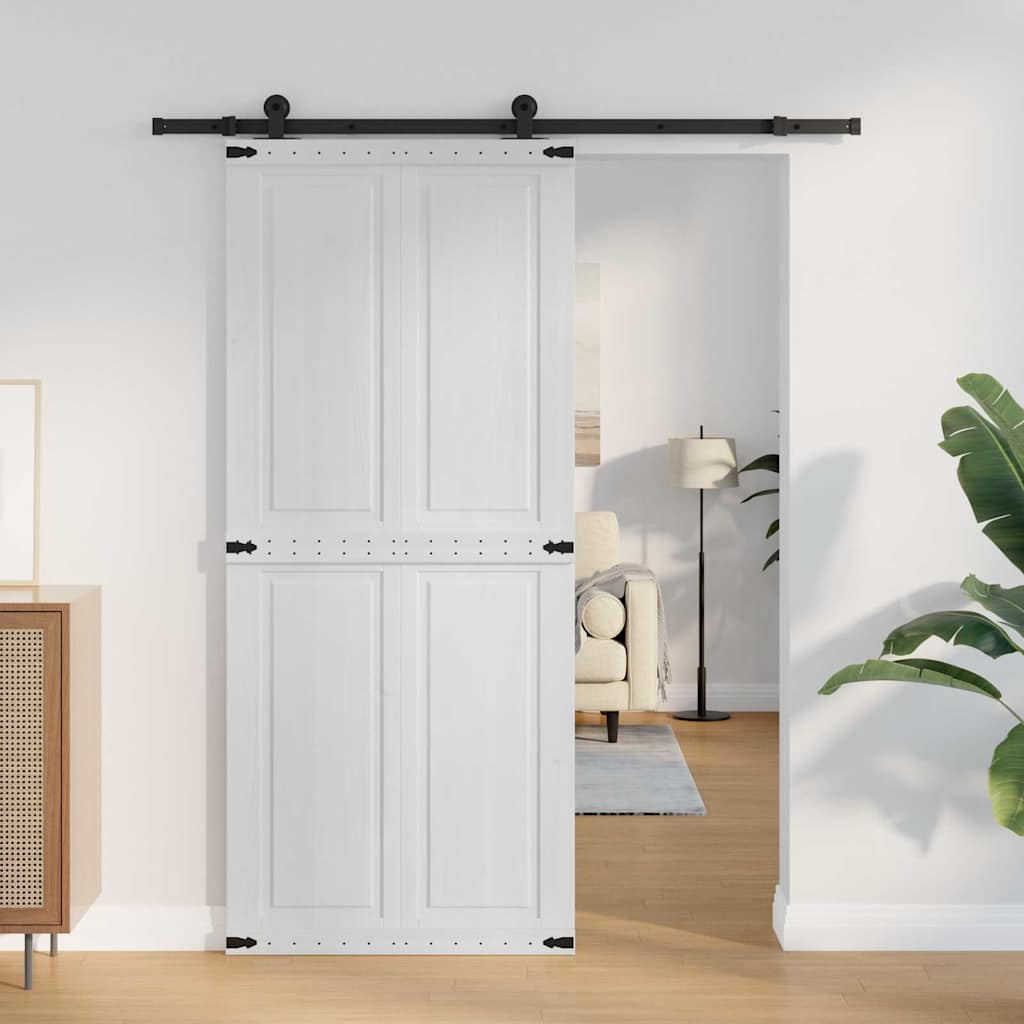 Schuifdeur Corona 90 x 210 cm Massief grenenhout is nu te koop bij PeponiXL, paradijselijk wonen!