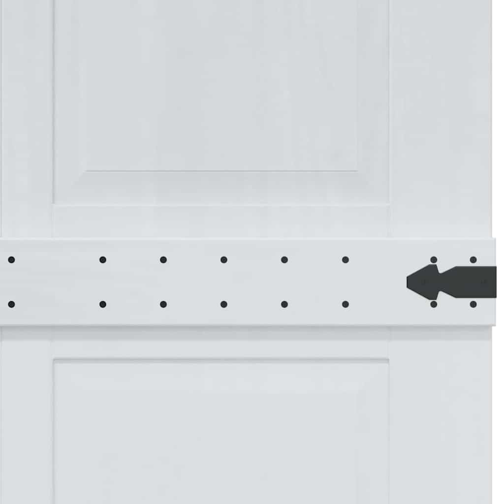 Deur Corona Wit 100 x 210 cm Bewerkt hout is nu te koop bij PeponiXL, paradijselijk wonen!