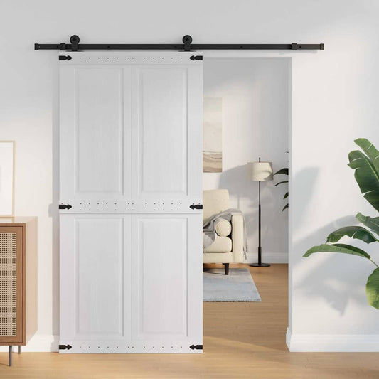 Schuifdeur Corona 100 x 210 cm Massief grenenhout is nu te koop bij PeponiXL, paradijselijk wonen!