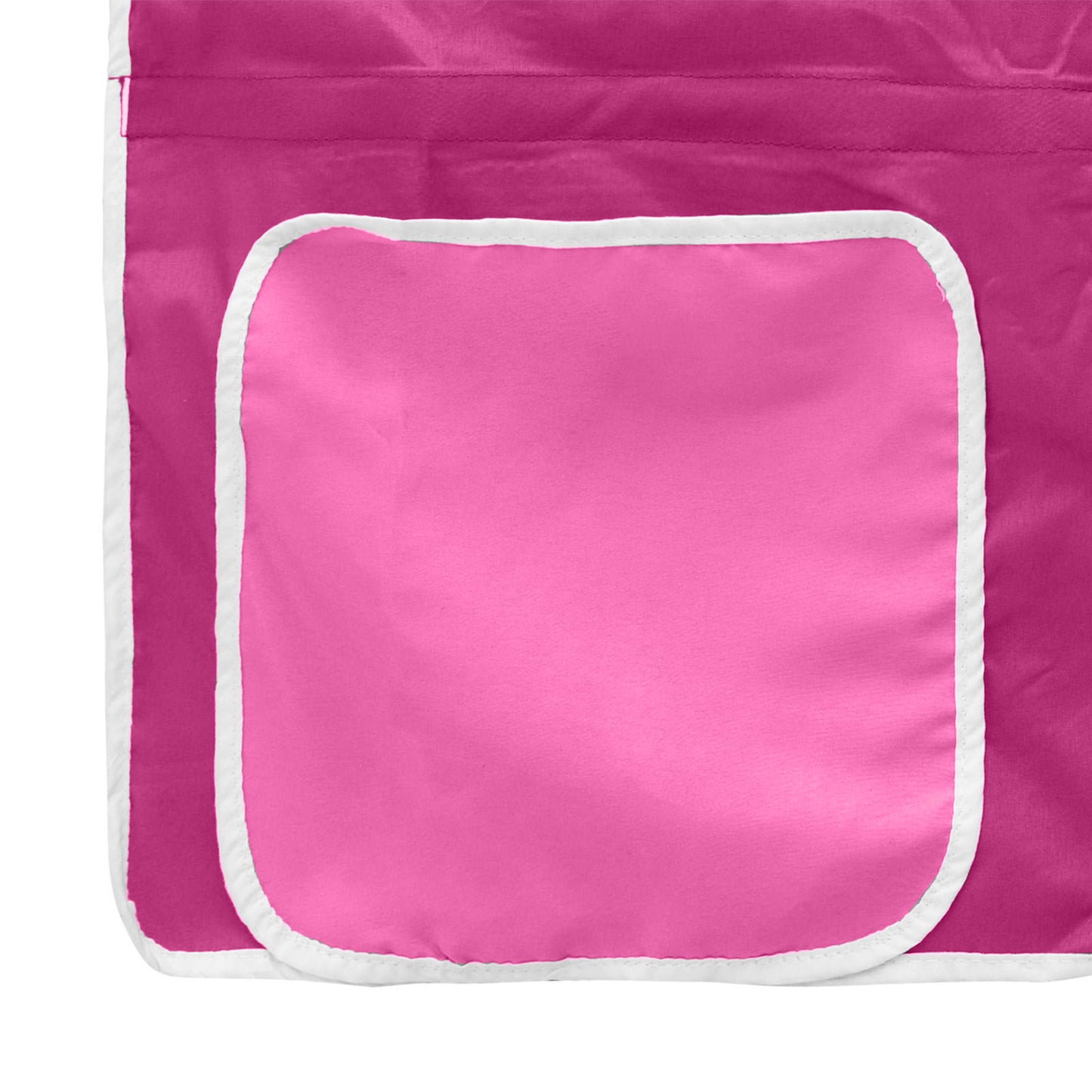 Loftbedframe voor Kinderen met Gordijnen Wit en Roze is nu te koop bij PeponiXL, paradijselijk wonen!