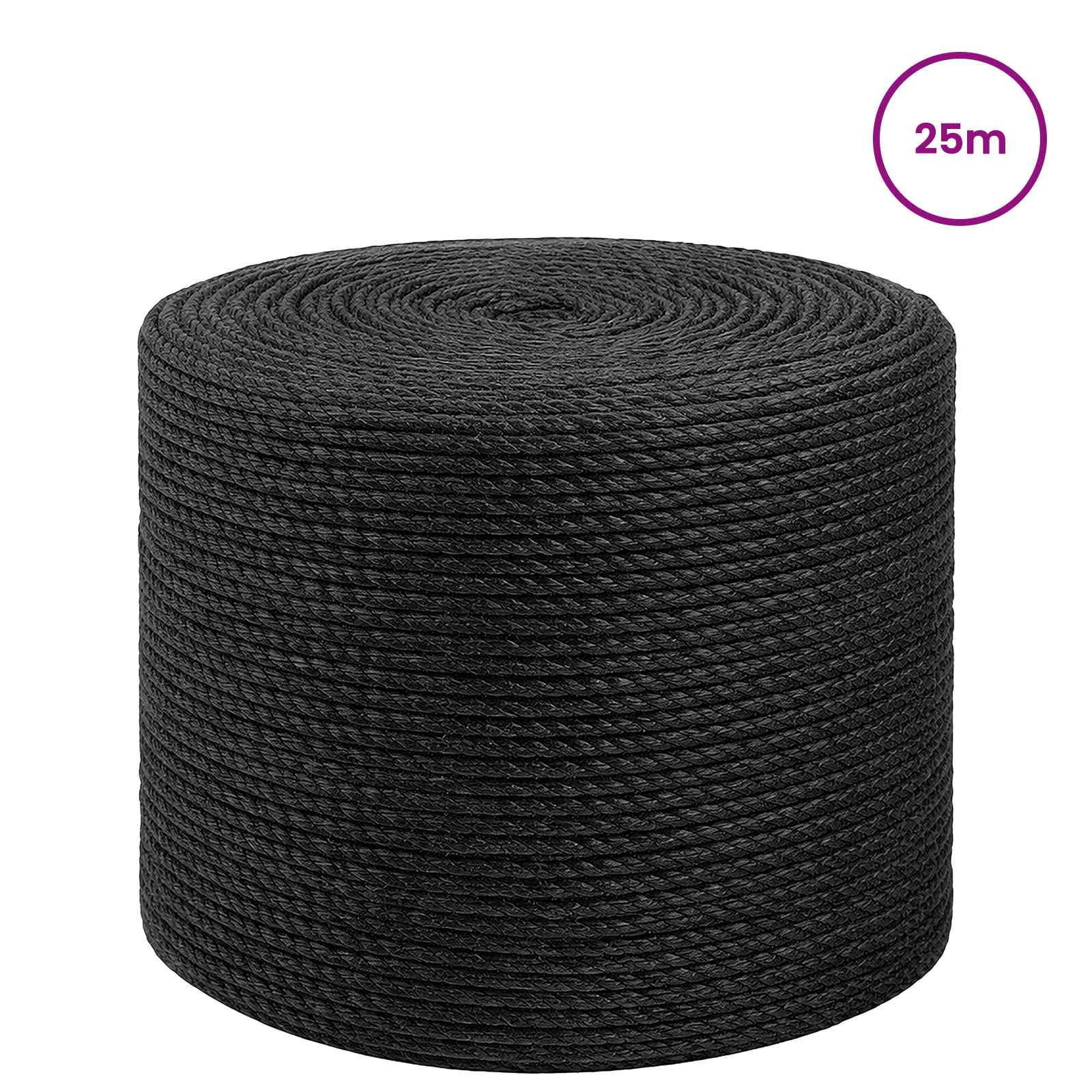 Jute Touw 8 Zwart 100% Tossa jute is nu te koop bij PeponiXL, paradijselijk wonen!