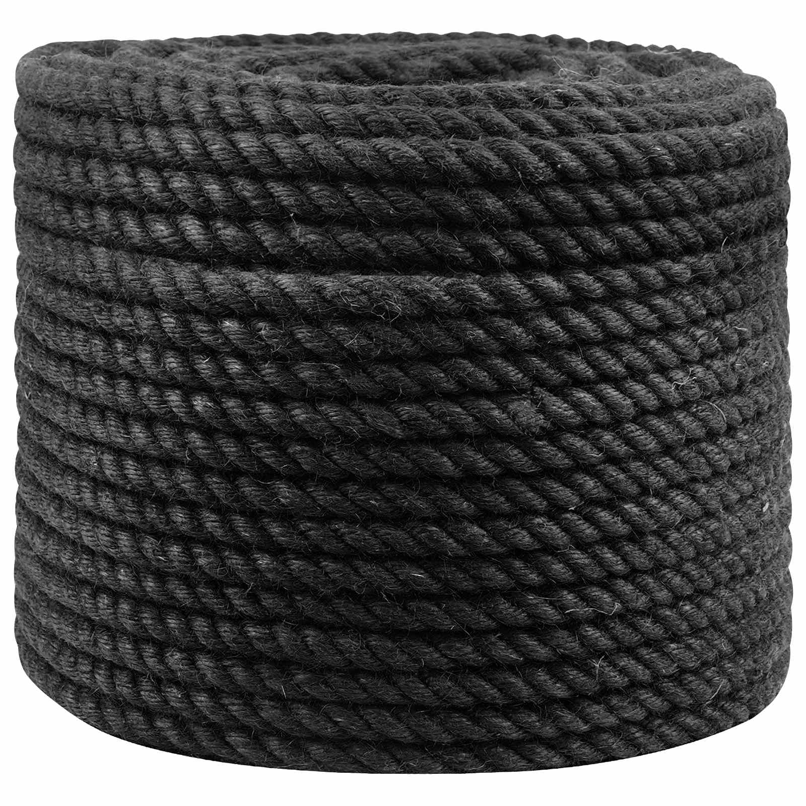 Jute Touw 14 Zwart 100% Tossa jute is nu te koop bij PeponiXL, paradijselijk wonen!