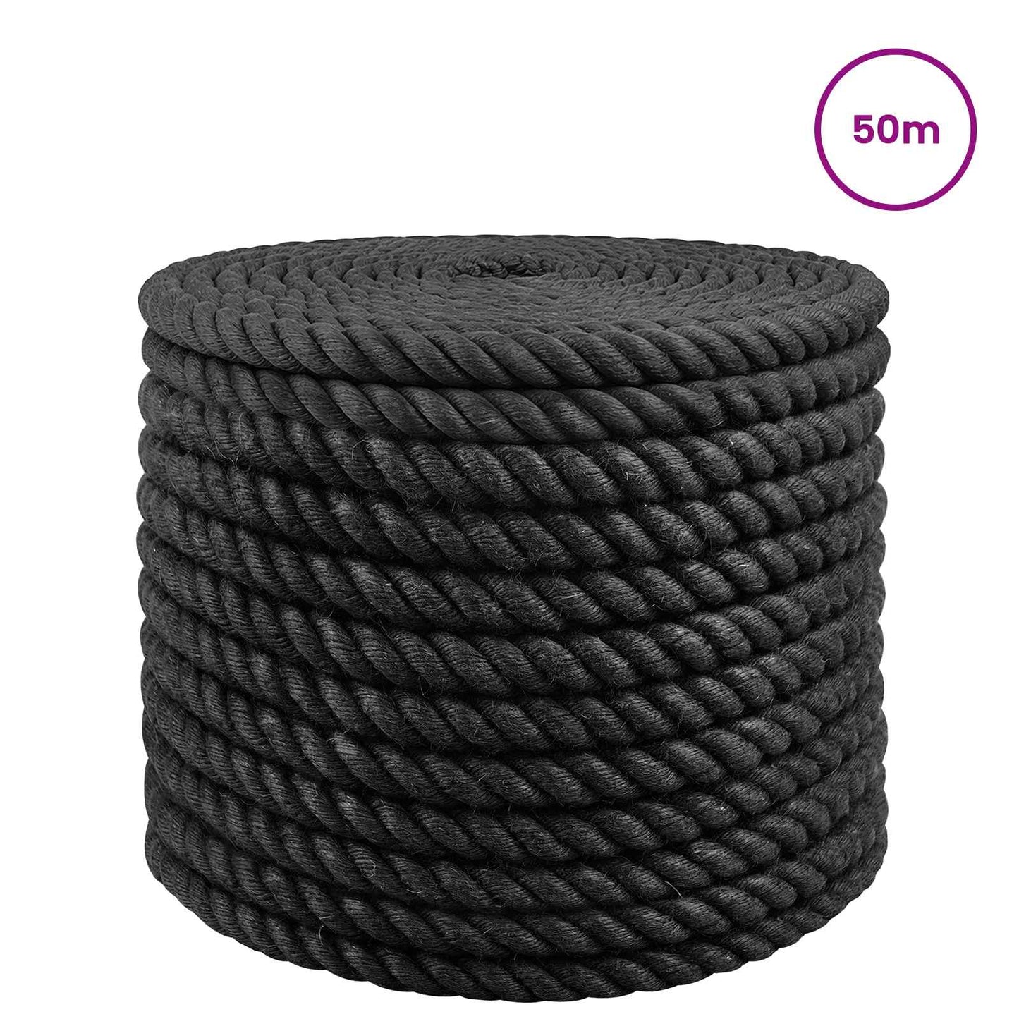 Jute Touw 16 Zwart 100% Tossa jute is nu te koop bij PeponiXL, paradijselijk wonen!