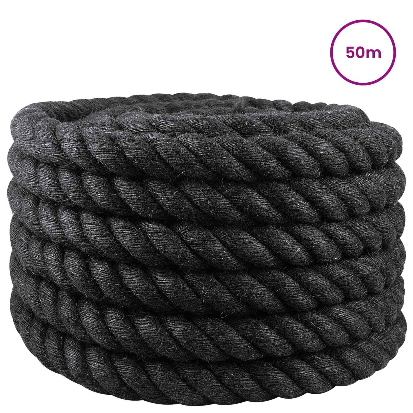 Jute Touw 30 Zwart 100% Tossa jute is nu te koop bij PeponiXL, paradijselijk wonen!