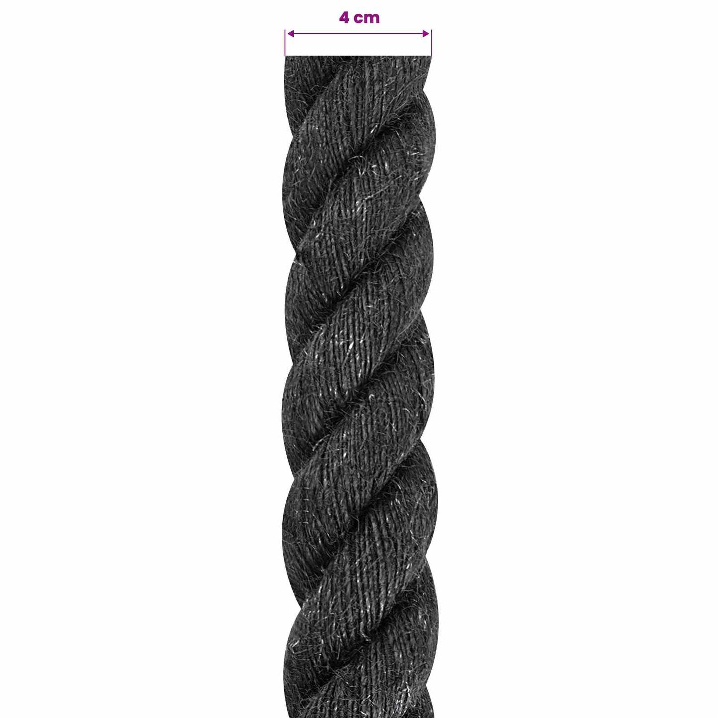Jute Touw 40 Zwart 100% Tossa jute is nu te koop bij PeponiXL, paradijselijk wonen!