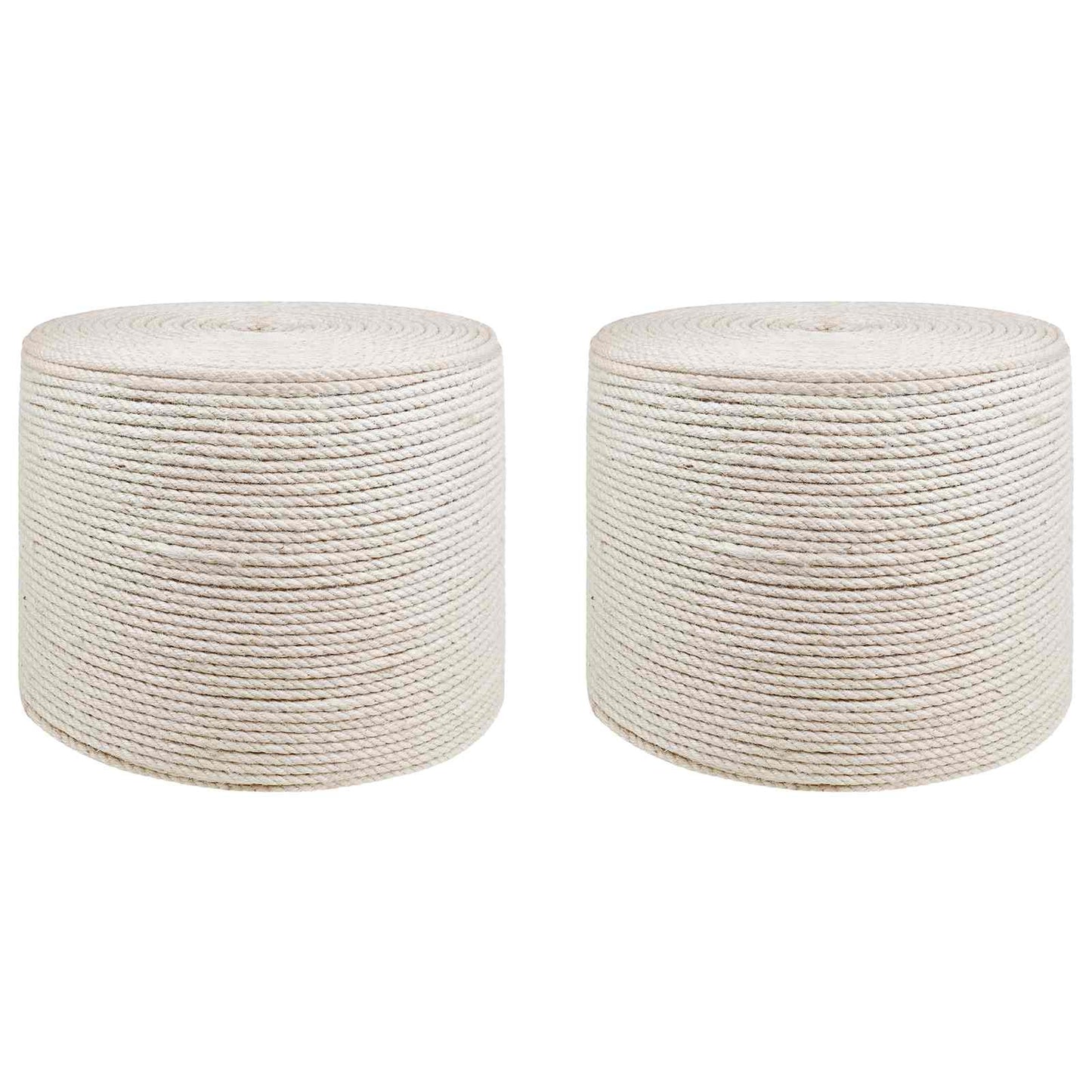 Jute Touw 2 pcs 2 Wit 100% Tossa jute is nu te koop bij PeponiXL, paradijselijk wonen!