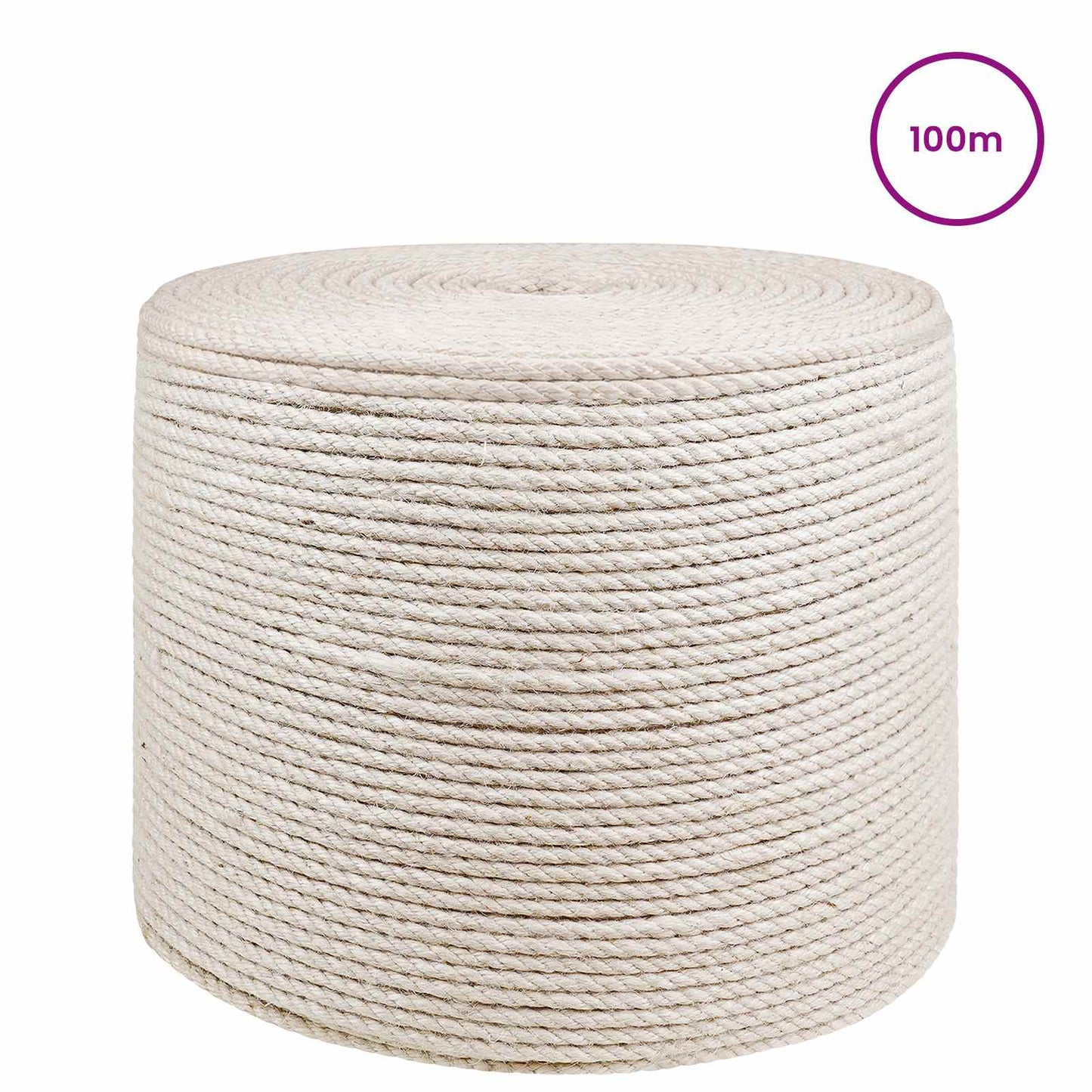 Jute Touw 2 pcs 2 Wit 100% Tossa jute is nu te koop bij PeponiXL, paradijselijk wonen!