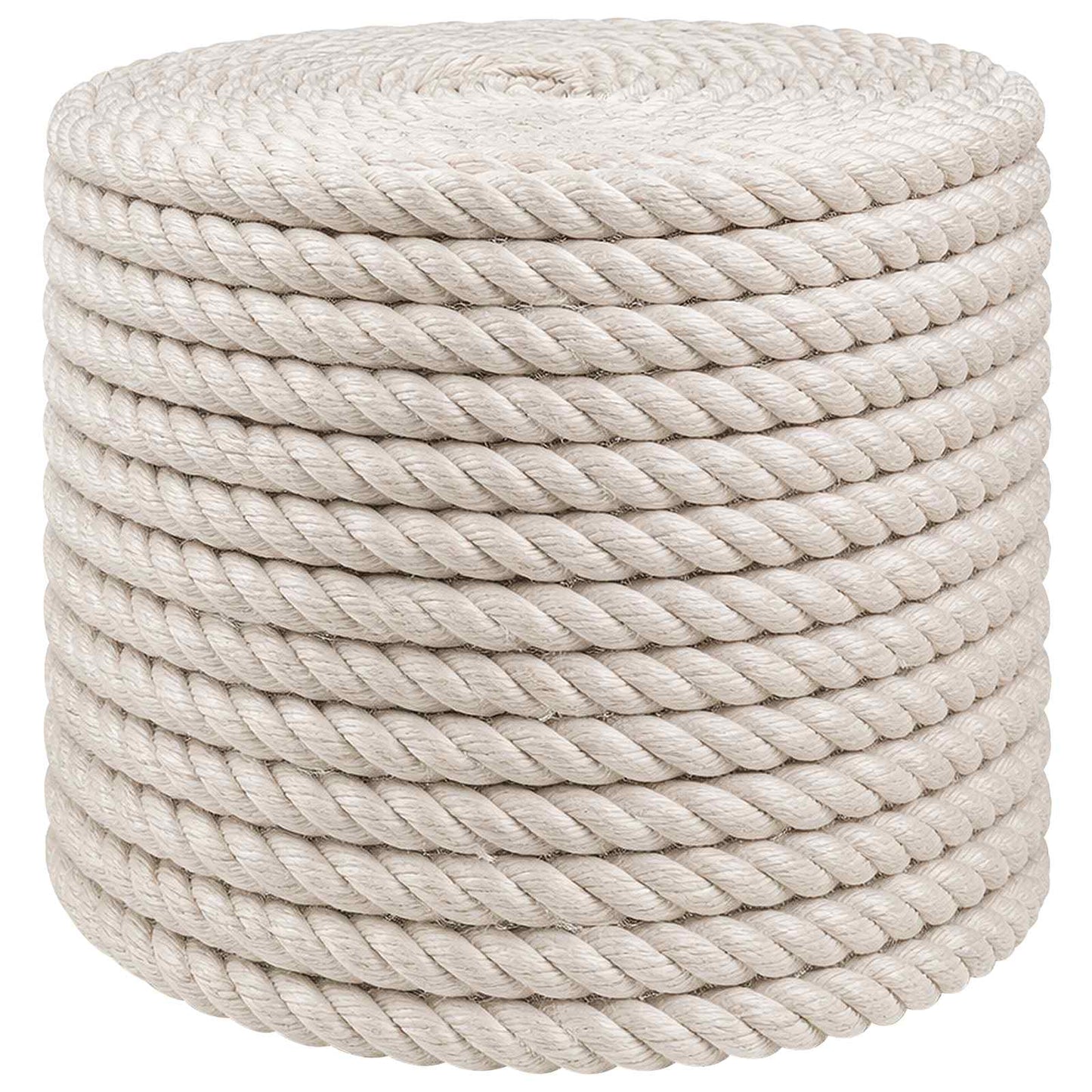 Jute Touw 12 mm Wit 100% Tossa jute