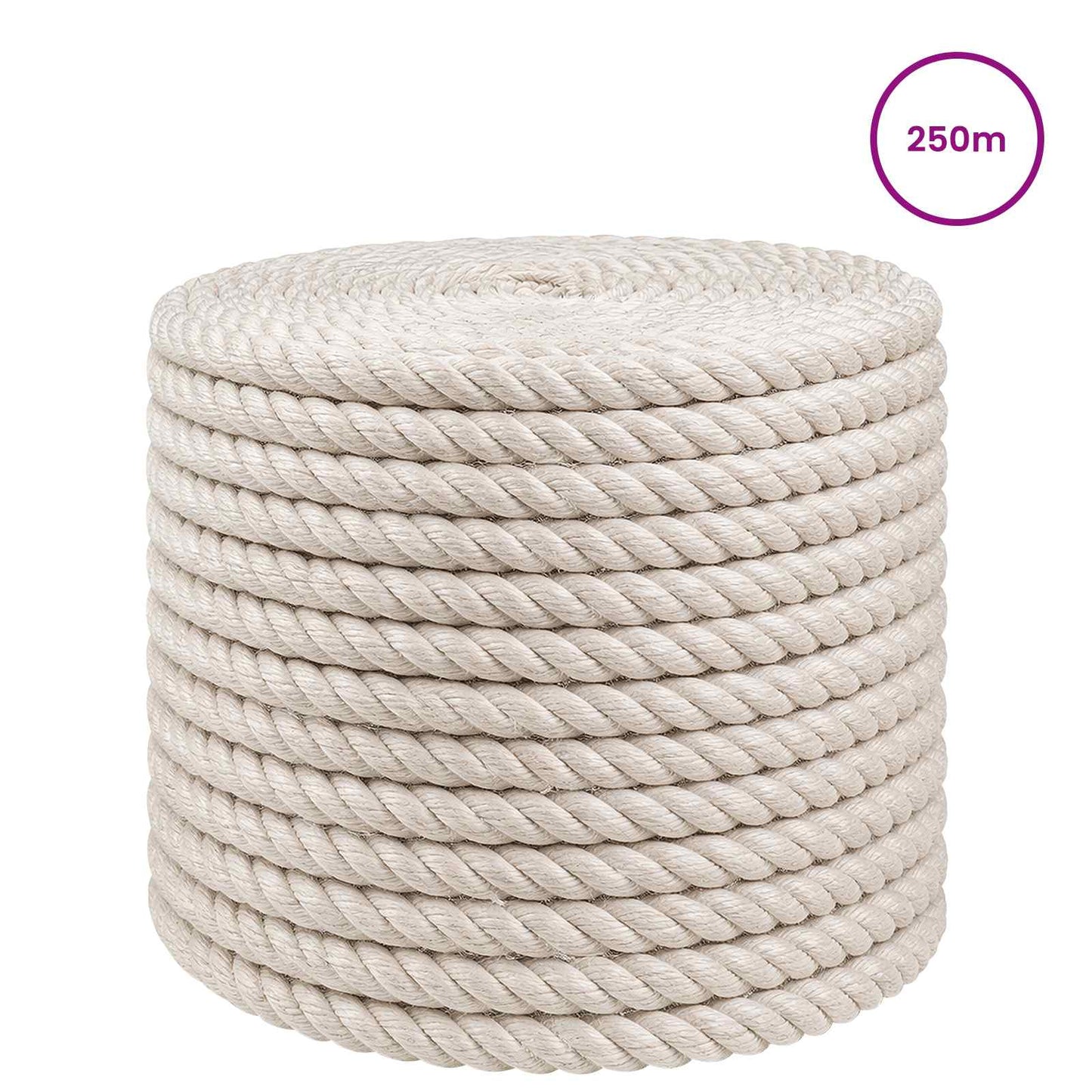 Jute Touw 12 mm Wit 100% Tossa jute