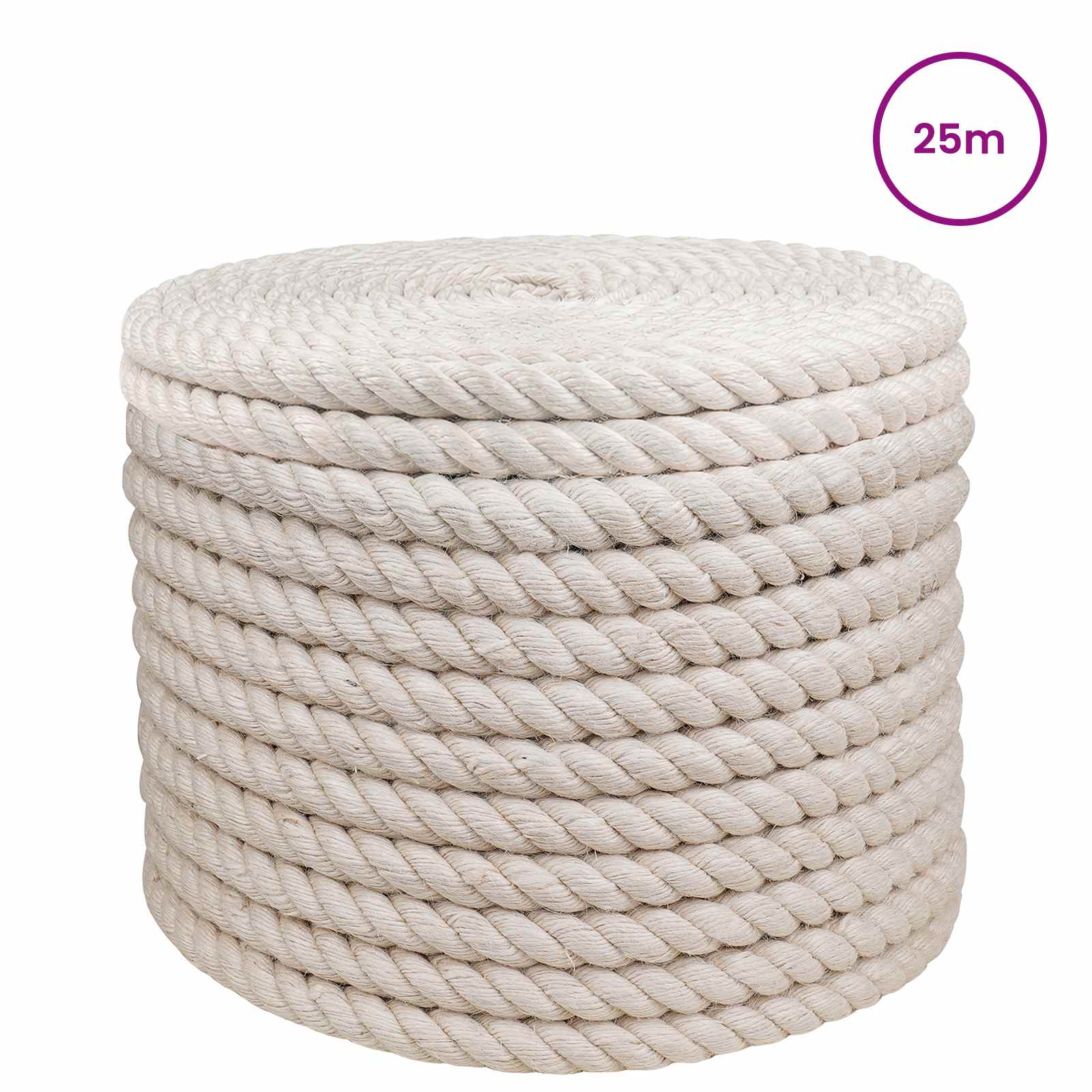 Jute Touw 20 Wit 100% Tossa jute is nu te koop bij PeponiXL, paradijselijk wonen!