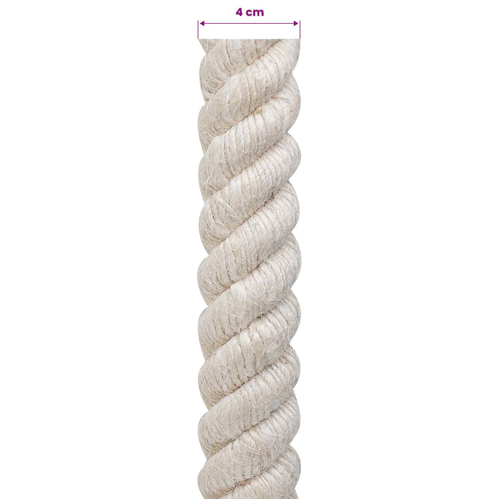 Jute Touw 40 Wit 100% Tossa jute is nu te koop bij PeponiXL, paradijselijk wonen!