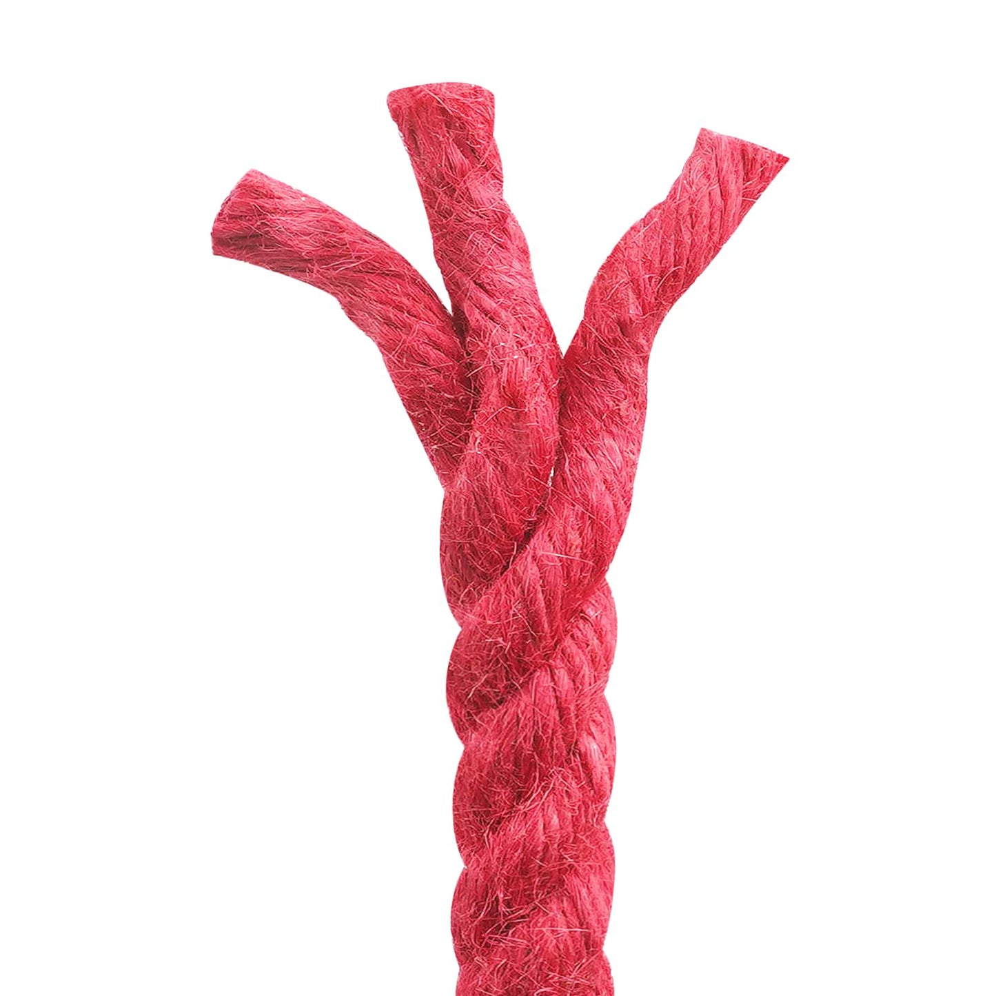 Jute Touw Rood 100% Tossa jute