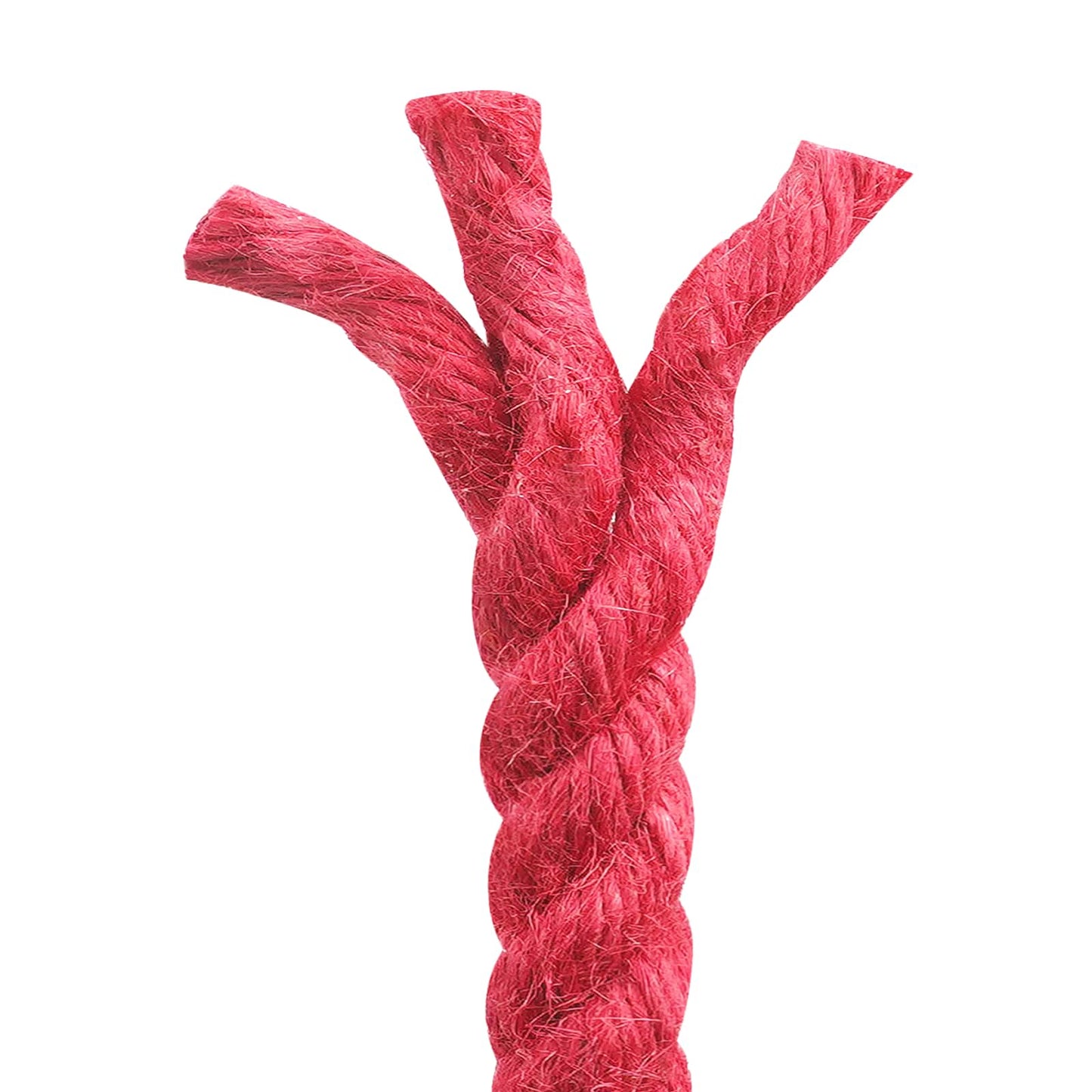 Jute Touw Rood 100% Tossa jute