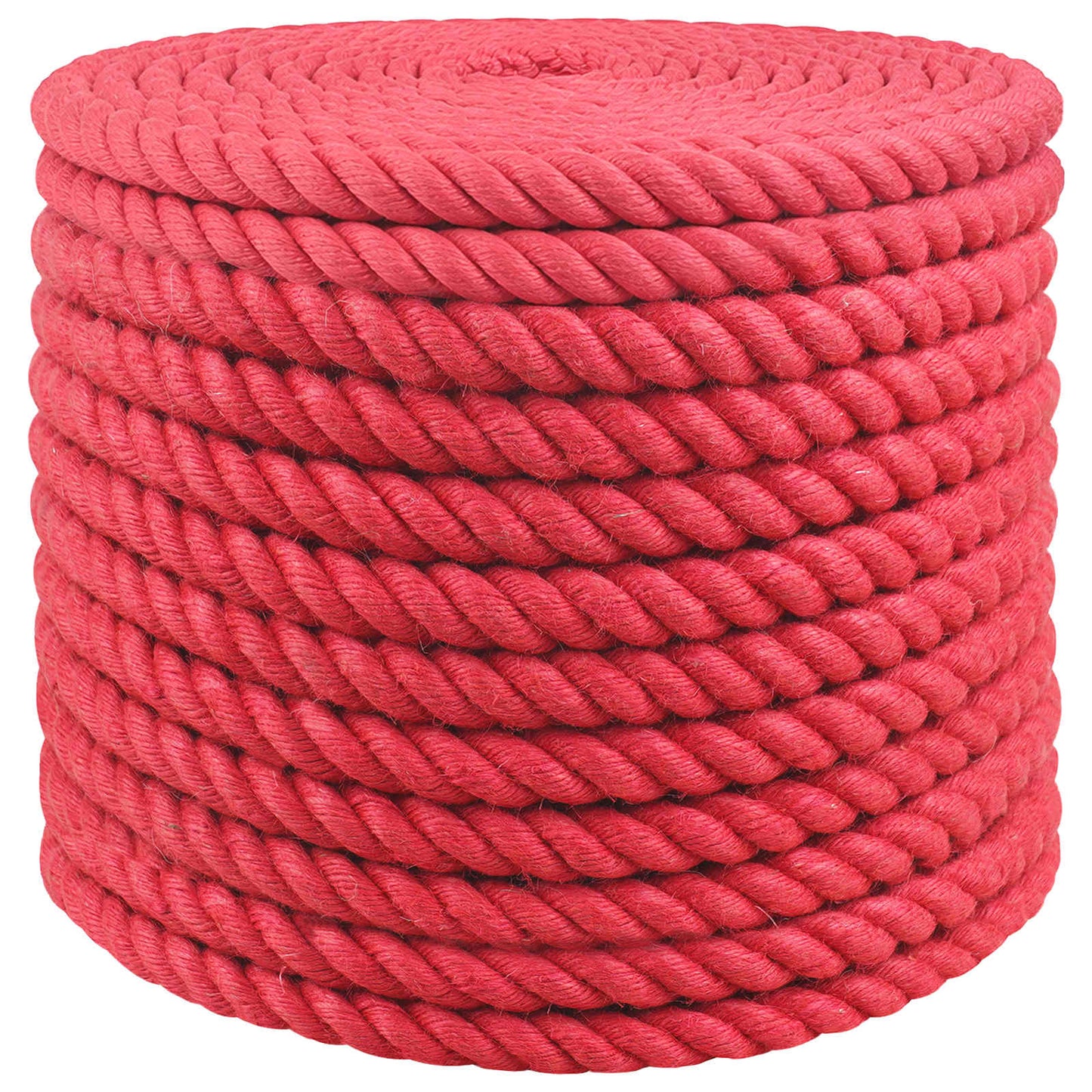 Jute Touw Rood 100% Tossa jute