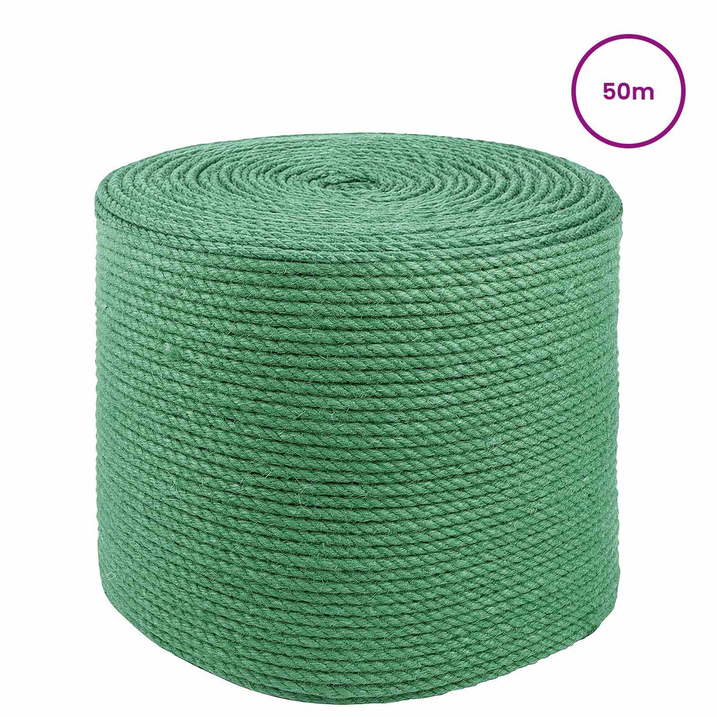 Jute Touw Groen 100% Tossa jute
