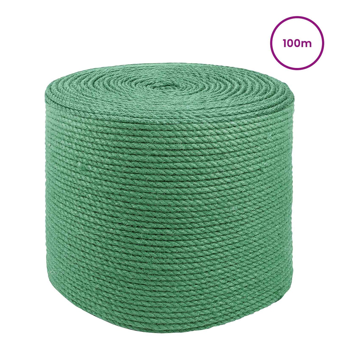 Jute Touw Groen 100% Tossa jute