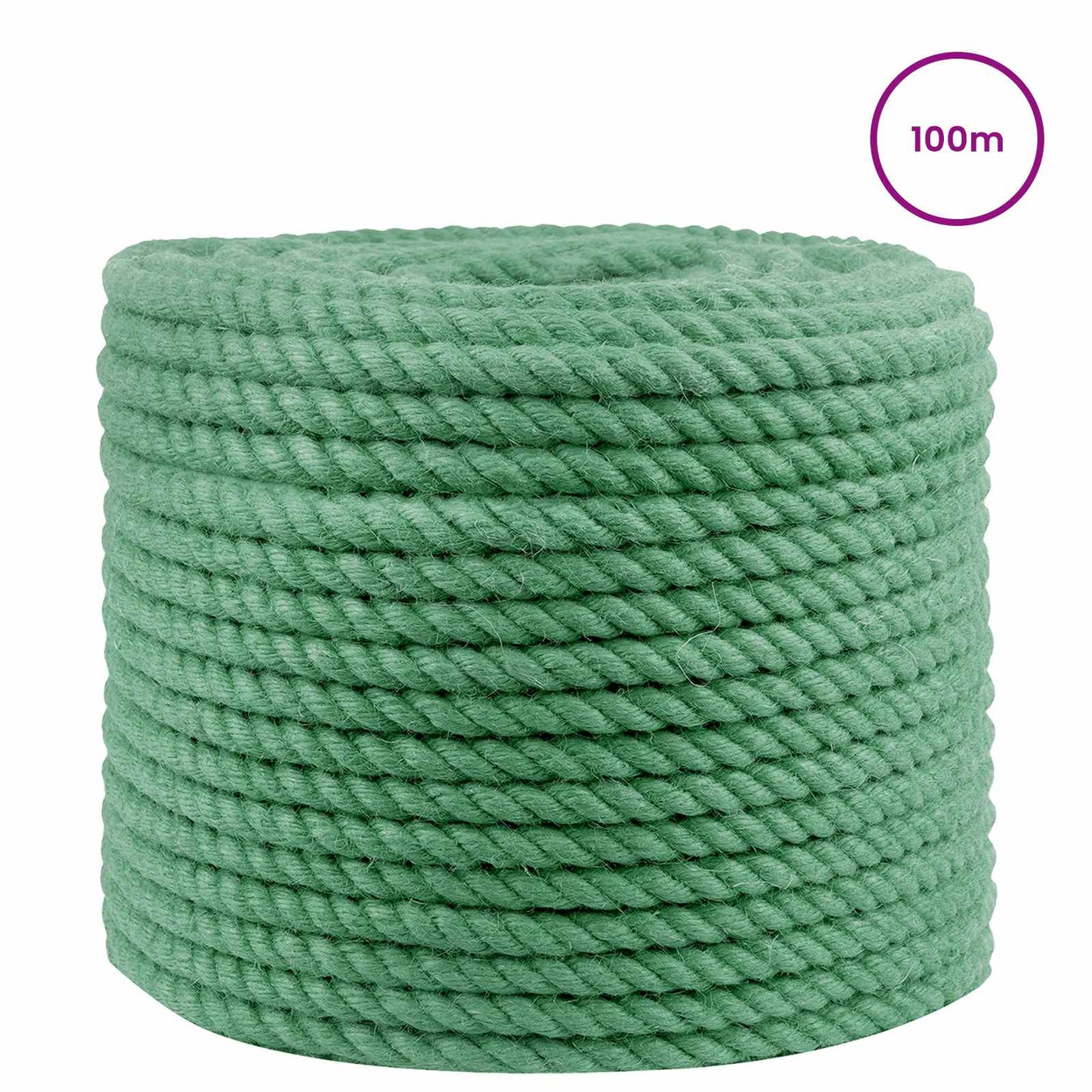 Jute Touw Groen 100% Tossa jute