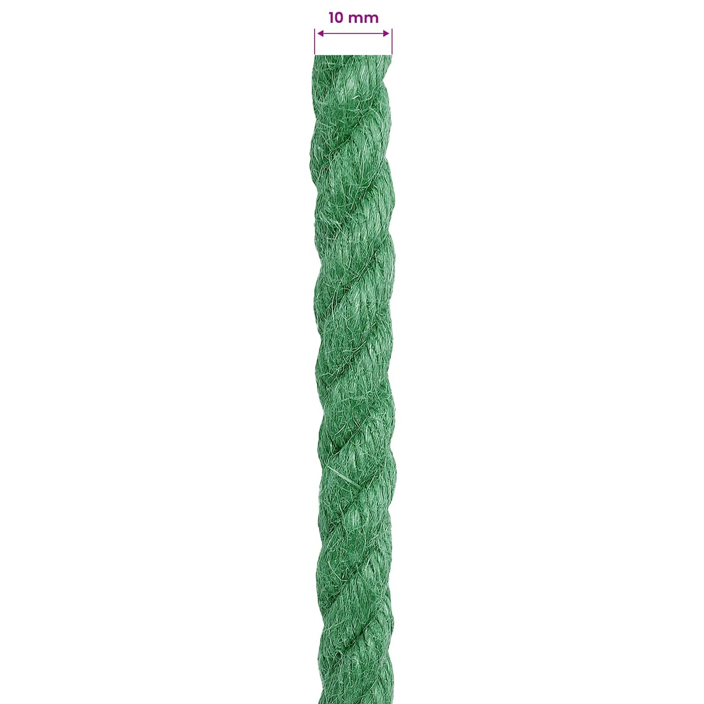 Jute Touw Groen 100% Tossa jute