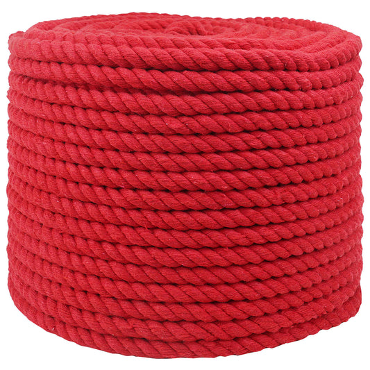 Touw Rood 1,2 x 1,2 x 25000 cm Katoen is nu te koop bij PeponiXL, paradijselijk wonen!