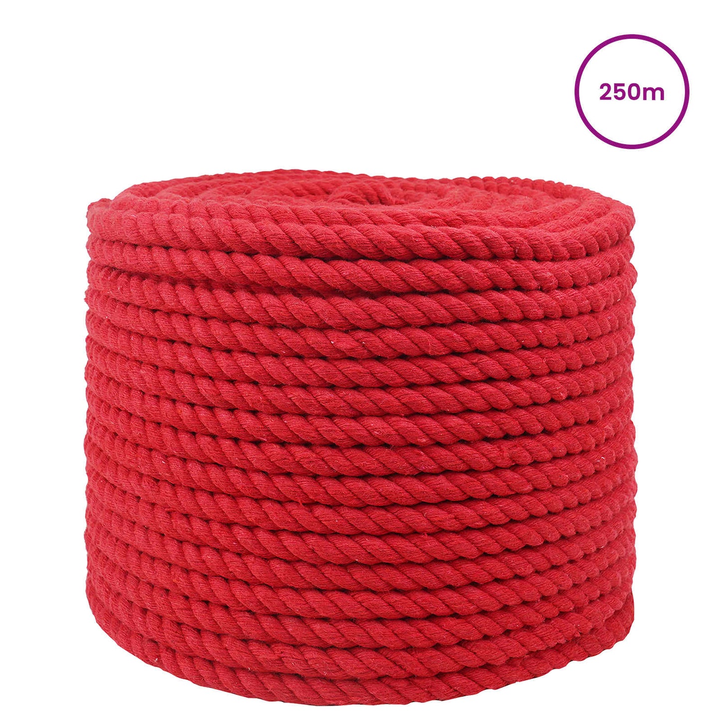 Touw Rood 1,4 x 1,4 x 25000 cm Katoen is nu te koop bij PeponiXL, paradijselijk wonen!