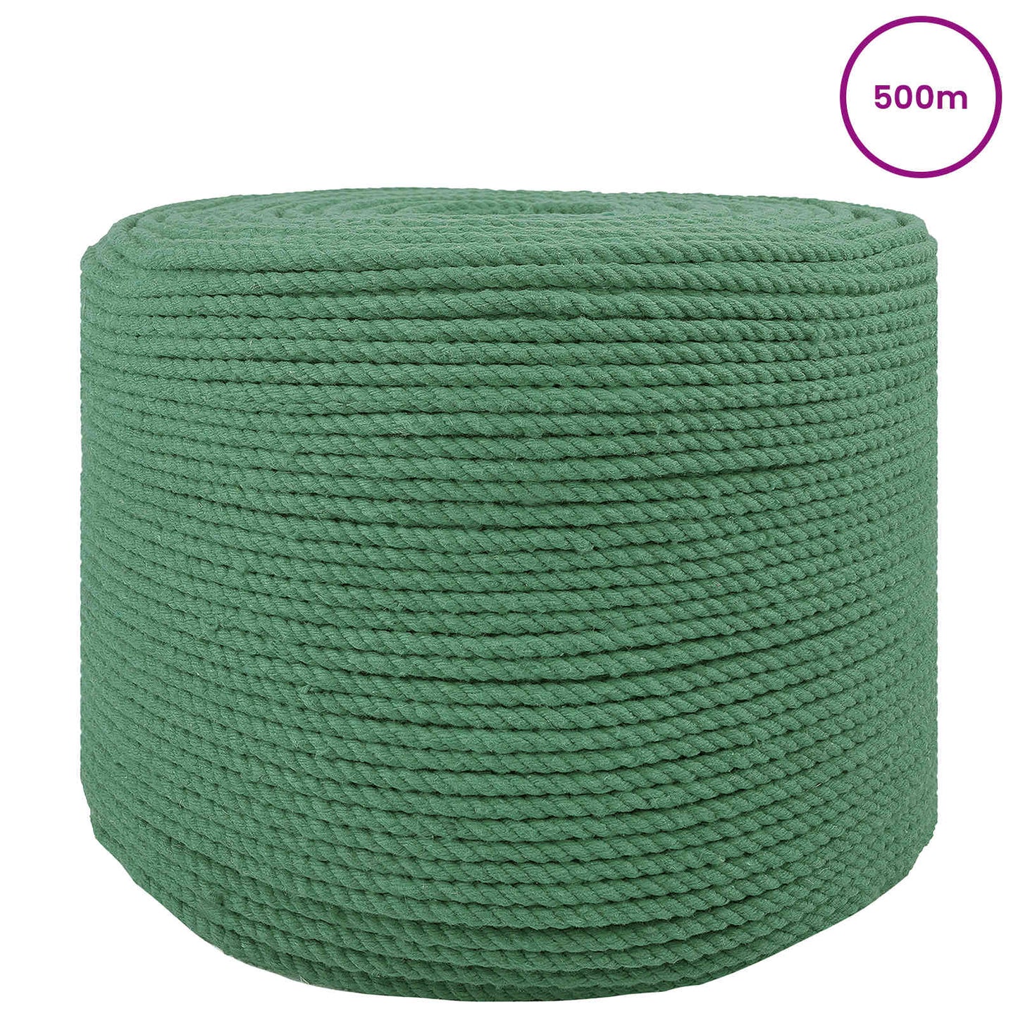 Touw Groen 0,8 x 0,8 x 50000 cm Katoen