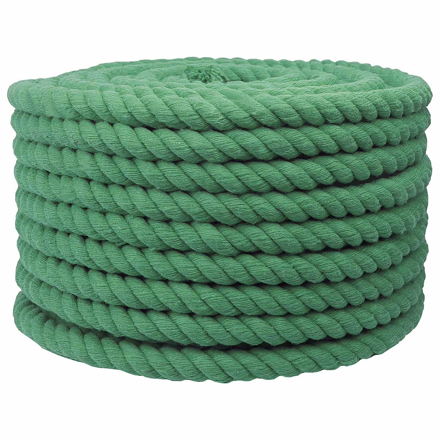 Touw Groen 1,6 x 1,6 x 2500 cm Katoen