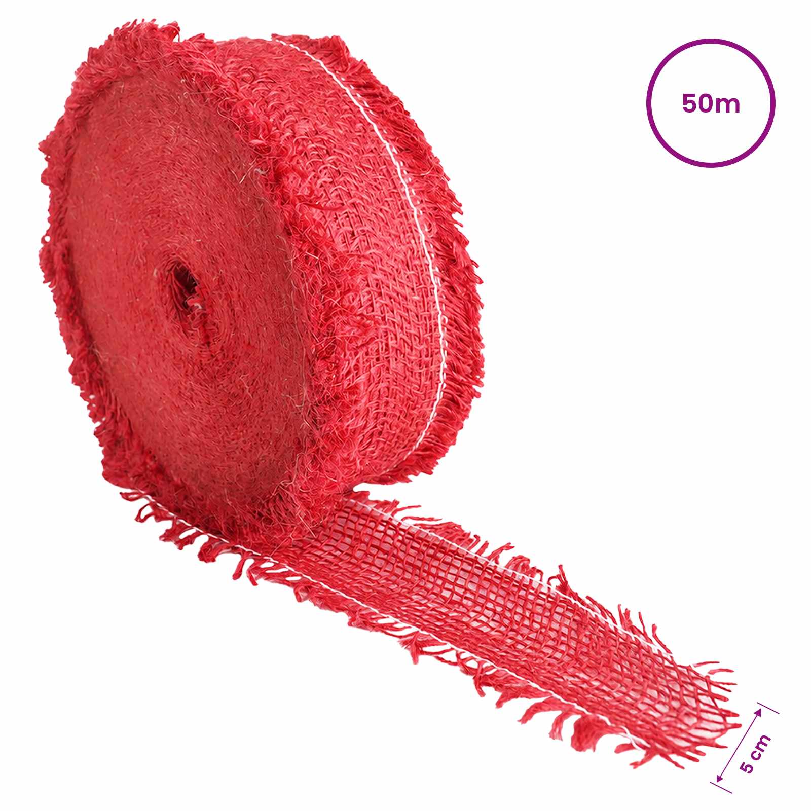 Jute Rol Rood 5 x 5000 cm is nu te koop bij PeponiXL, paradijselijk wonen!