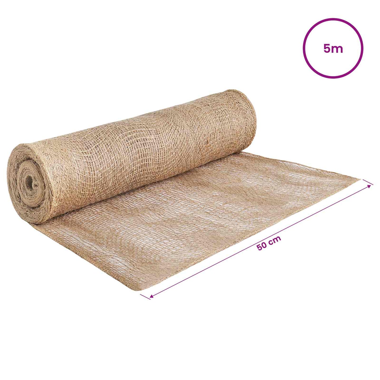 Jute Rol Naturel 50 x 500 cm is nu te koop bij PeponiXL, paradijselijk wonen!