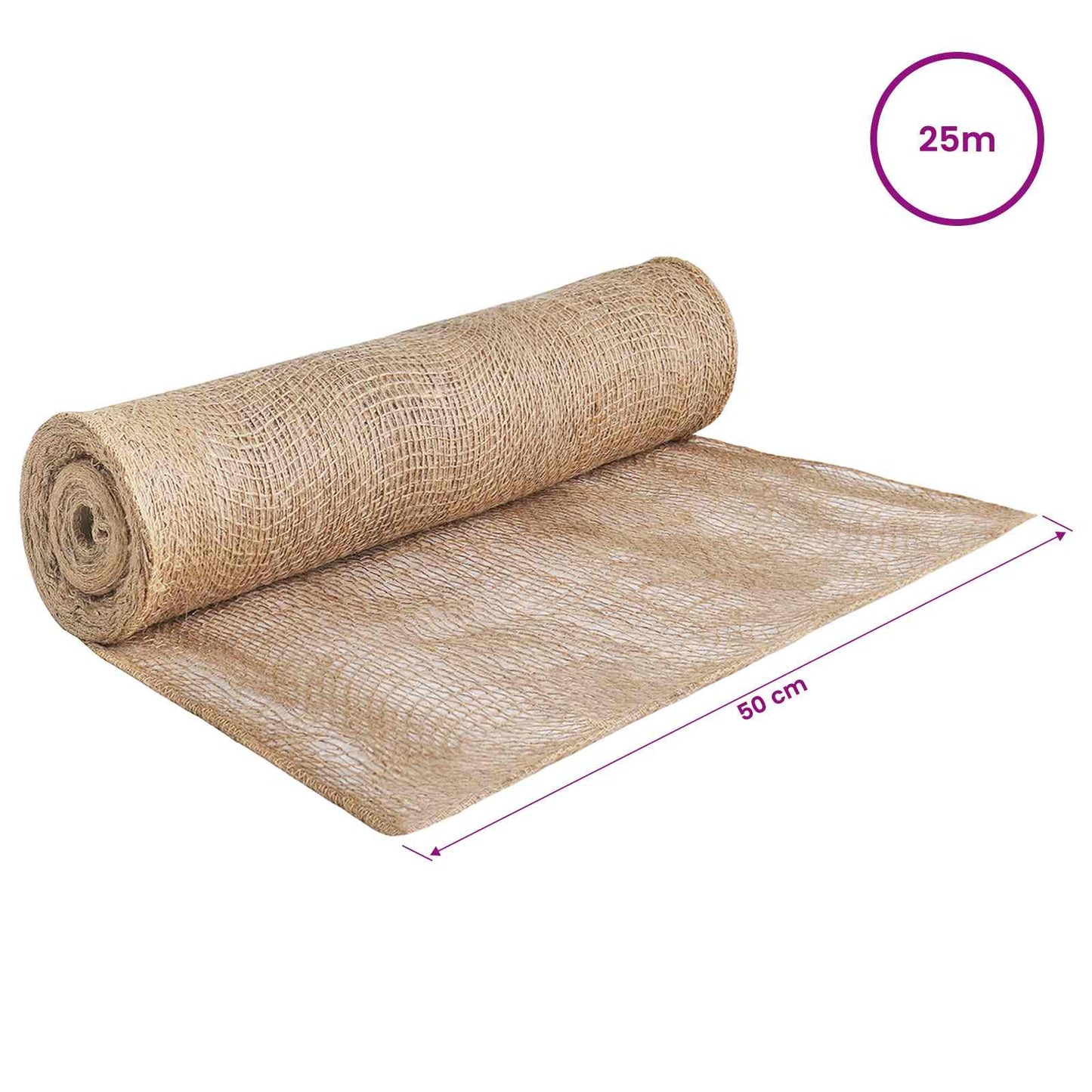 Jute Rol Naturel 50 x 5000 cm is nu te koop bij PeponiXL, paradijselijk wonen!